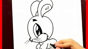How to Draw a Cute Chibi Bunny in 2 min - How to Draw Cartoons Easy - Fun2draw Art Lessons