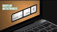 Display Keystrokes Onscreen During Screen Record | Free Fast and Flexible