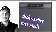 program test candy dishwasher programme test machine à laver candy brava