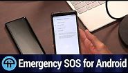 Emergency SOS feature for Android