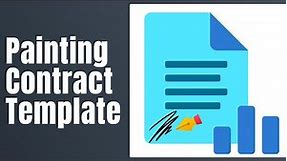 Painting Contract Template - How To Fill Painting Contract