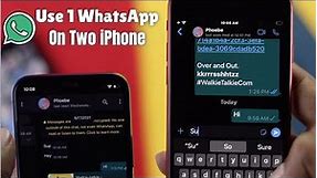 Use One WhatsApp Account on Two iPhones! [How to]