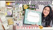 biggest ✨aesthetic✨ stationery haul EVER | StationeryPal review + Giveaway | Affordable & Cute