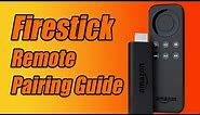 FIRESTICK TV REMOTE NOT WORKING PAIRING GUIDE (Easy Fix)