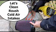 How to Clean Roush Dry Air Intake