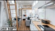 250 SQFT TINY HOUSE with 2 upper lofts that can sleep 6. STR-30 Mini Tiny House Company
