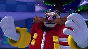 Eggman Gets Angry and Smashes Ice Wall - Sonic Lost World