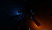 VJ LOOP NEON SCI-FI Space Blue Orange Abstract Background Video 4k Wallpaper Screensaver TV