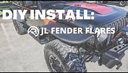 DIY INSTALL: Jeep Wrangler JL Aluminum Fender Flares by Black Mountain