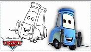 How to Draw Guido from Cars | Drawing Tutorial | Pixar Cars
