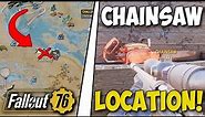 Fallout 76 - Chainsaw Location (Easy Beginner Location!)