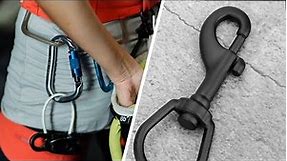 Carabiner Vs. Snap Hook : What Are the Differences?