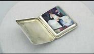 Austrian Sterling Silver and Erotica Enamel Cigarette Case - Antique Circa 1900 - AC Silver (A7186)