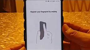 Samsung Galaxy Note 9 how to setup FingerPrint