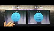 samsung galaxy tab s4 vs tab s6 quick comparison, app launch, benchmark, display