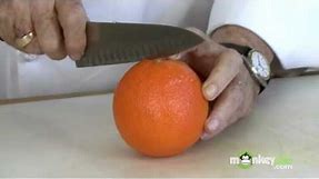 How To Cut An Orange