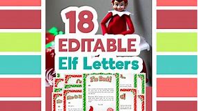 Elf Letter Template (18 Free Printables)