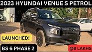 New 2023 Hyundai Venue S Petrol Manual | Titan Grey 🔥| On Road Price Features Detailed Review 🔥