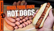 Making Hot Dogs from Scratch - How to Make Natural Casing Hot Dogs at Home