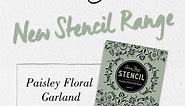 How to use the Paisley Floral Garland Stencil with Chalk Paint® by Annie Sloan