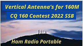 Vertical Antennas for 160 Meters / CQ 160 Contest ssb