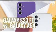 Samsung Galaxy S23 FE vs. Galaxy A54: Which one to get?