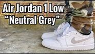 Air Jordan 1 Low “White Neutral Grey” on Review & On Feet