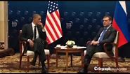 Barack Obama in open microphone gaffe with Dmitry Medvedev