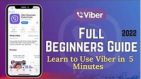 How to Use Viber | Beginners Guide to Viber (2022)
