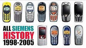 SIEMENS ALL PHONES HISTORY & EVOLUTION 1998-2005