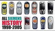 SIEMENS ALL PHONES HISTORY & EVOLUTION 1998-2005