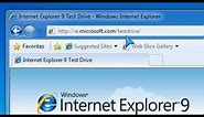 Internet Explorer 9 Preview - First Look