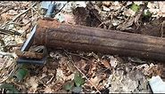WW2 88mm Flak ammo container found/ww2 Metal Detecting/ww2 relics/treasures of ww2/westernfront