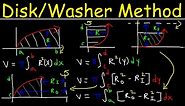 Disk & Washer Method - Calculus