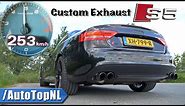 AUDI S5 4.2 V8 *CRAZY* Exhaust SOUND ACCELERATION & POV TOP SPEED by AutoTopNL