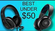 10 BEST Budget Gaming Headsets UNDER $50 🤑