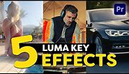 5 Super Simple LUMA KEY Effects (Premiere Pro Tutorial)