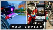 New Design Front And Back Light♥️|bike look change🔥|Honda cd 70 new modification