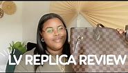 I PURCHASED A DESIGNER REPLICA | LOUIS VUITTON NEVERFULL MM REPLICA REVIEW