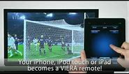 Panasonic Viera Remote Control application for iPhone & iPad