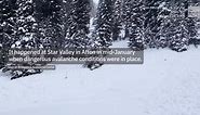Terrifying Moment Snowmobiler Gets Buried In Avalanche