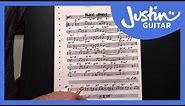 How To Read A Jazz Chart - Guitar Lesson - JustinGuitar [JA-006]