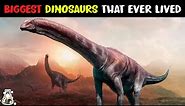 10 Biggest Dinosaurs That Ever Existed