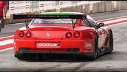 Ferrari 550 GTS Maranello Prodrive: Aggressive Warm Up & Pure V12 Sound on Track!