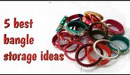 Diy /5 bangle organizing ideas with waste material at home/how to organize bangles in 5 easy ways