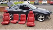 Alfa romeo GTV Spider Front And Rear Seat Removal Guide