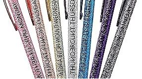 Tusztus 7-Pack Funny Word Daily Funny Pens,Funny Seven Days of The Week Pens,Swear Word Daily Ballpoint Pen