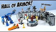 LEGO Avengers Endgame Iron Man Hall of Armor Set Build Review 2019