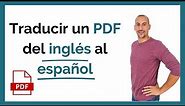 🚀 Cómo traducir un PDF del inglés al español | GRATIS | 2021