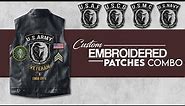 New Product - Embroidered US Military Patches Combo